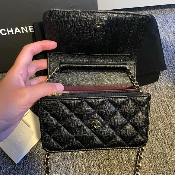 Chanel mini wallet on chain woc - Picture 5 of 10